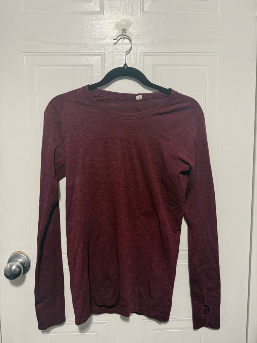 Lululemon Swiftly Tech long sleeve Burgundy heather
